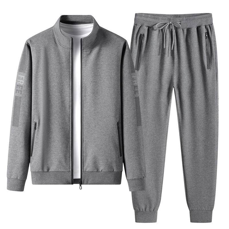 Men's Athleisure Stand Collar Track suit - www.Shopthatapp.com #