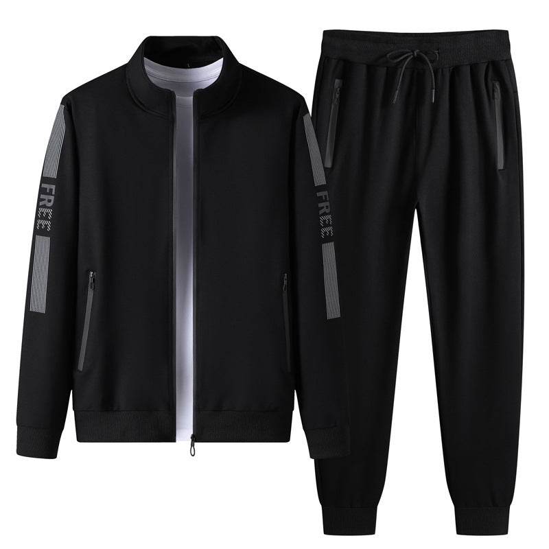 Men's Athleisure Stand Collar Track suit - www.Shopthatapp.com #