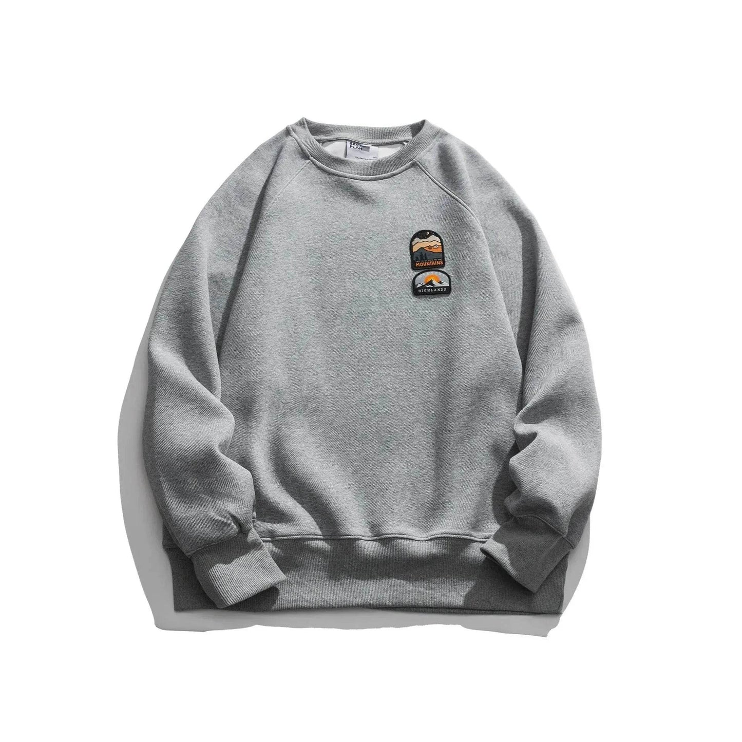 Men's Autumn  Drop-shoulder Sleeve Round neck Oversized Pullover sweatshirts - www.Shopthatapp.com #