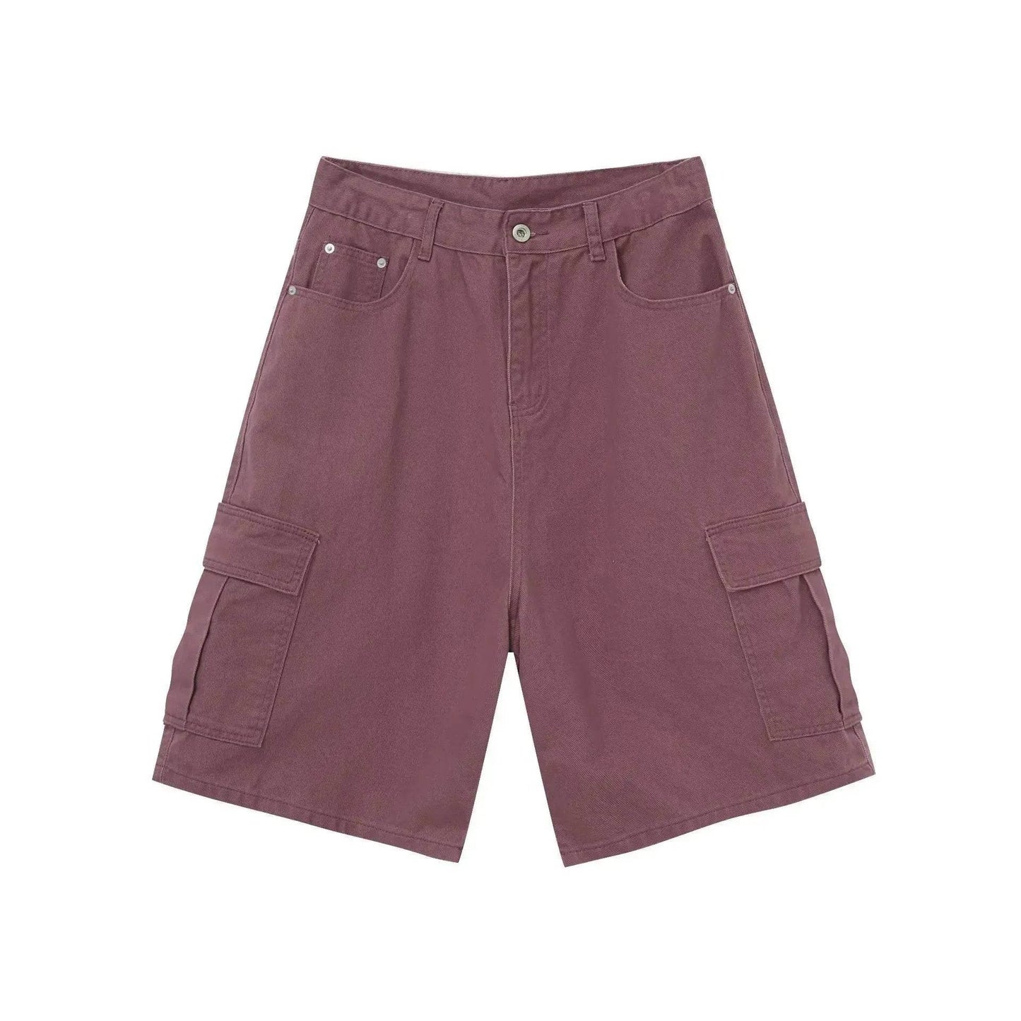 Men's Baggy Dad Shorts Jeans Denim Summer New Straight Wide-leg Workwear Denim Shorts  for Men Loose Leisure All-matching Shorts - www.Shopthatapp.com #