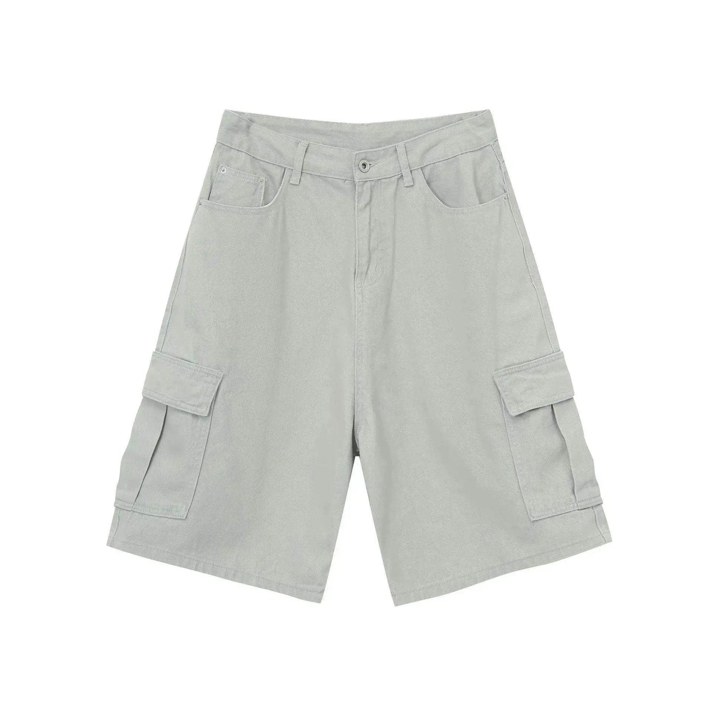 Men's Baggy Dad Shorts Jeans Denim Summer New Straight Wide-leg Workwear Denim Shorts  for Men Loose Leisure All-matching Shorts - www.Shopthatapp.com #