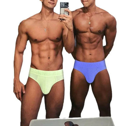 Men's Briefs Sexy And Breathable Embossed Pattern - www.Shopthatapp.com #