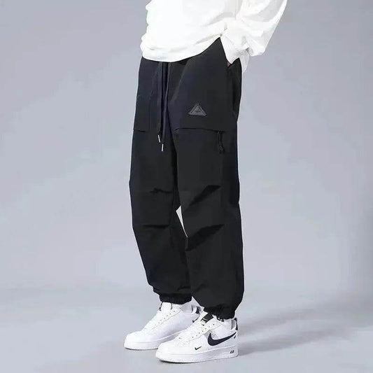 Men's Casual Baggy Straight Trousers - www.Shopthatapp.com #