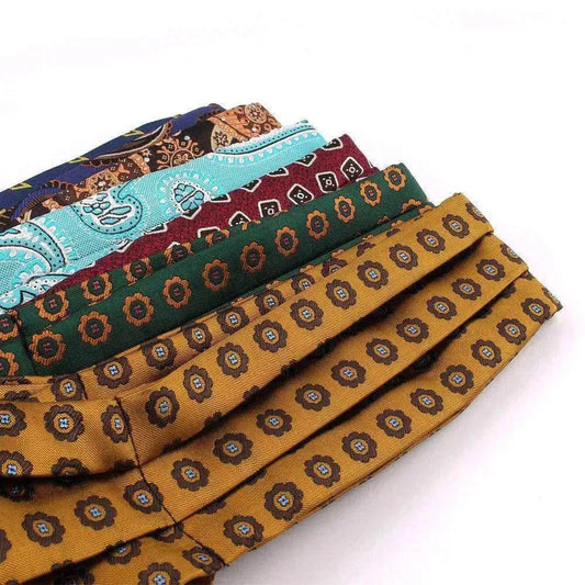 Men's Elegant Silk Scarf Floral Collar Mouth Napkin - www.Shopthatapp.com #