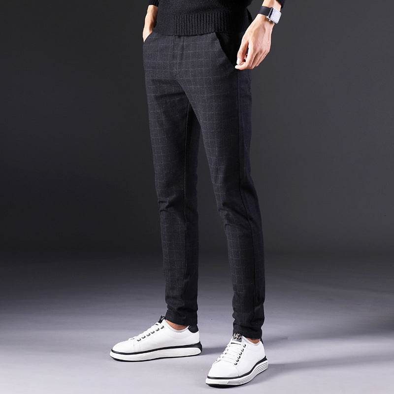 Men's Fashion And Comfort Slim Straight fit suit Trousers - www.Shopthatapp.com #