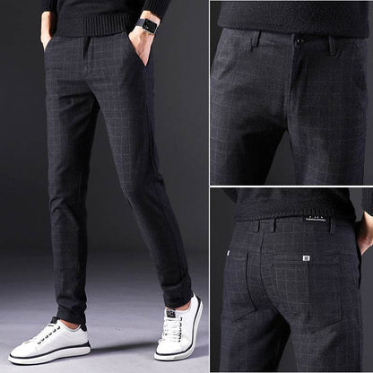 Men's Fashion And Comfort Slim Straight fit suit Trousers - www.Shopthatapp.com #