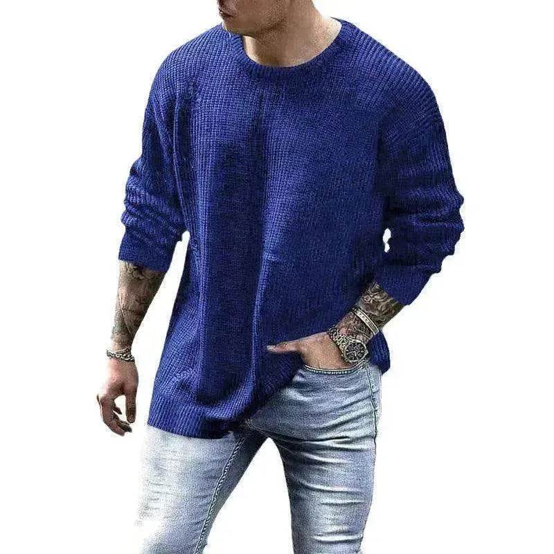 Men's Fashionable Knitted Pullover - www.Shopthatapp.com #
