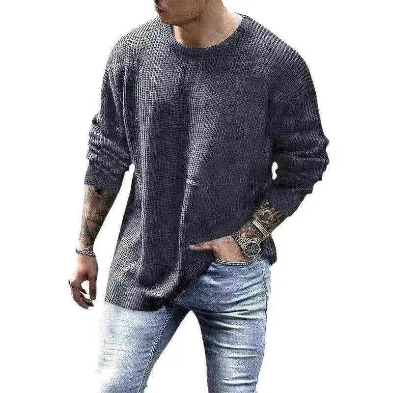 Men's Fashionable Knitted Pullover - www.Shopthatapp.com #