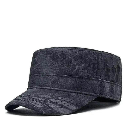 Men's Flat Thin Python Camouflage Cap - www.Shopthatapp.com #