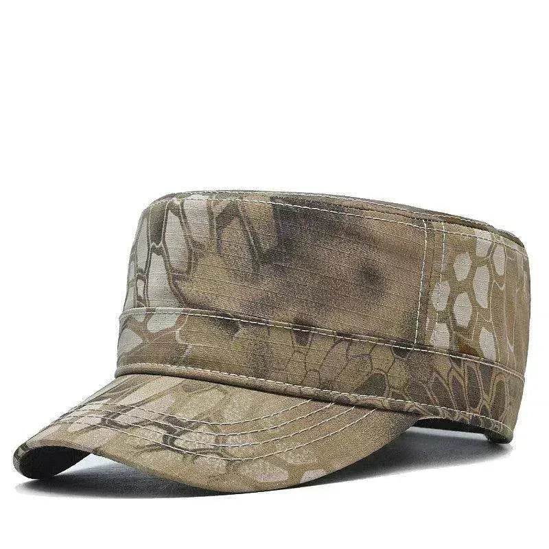 Men's Flat Thin Python Camouflage Cap - www.Shopthatapp.com #