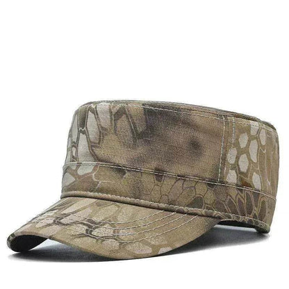 Men's Flat Thin Python Camouflage Cap - www.Shopthatapp.com #