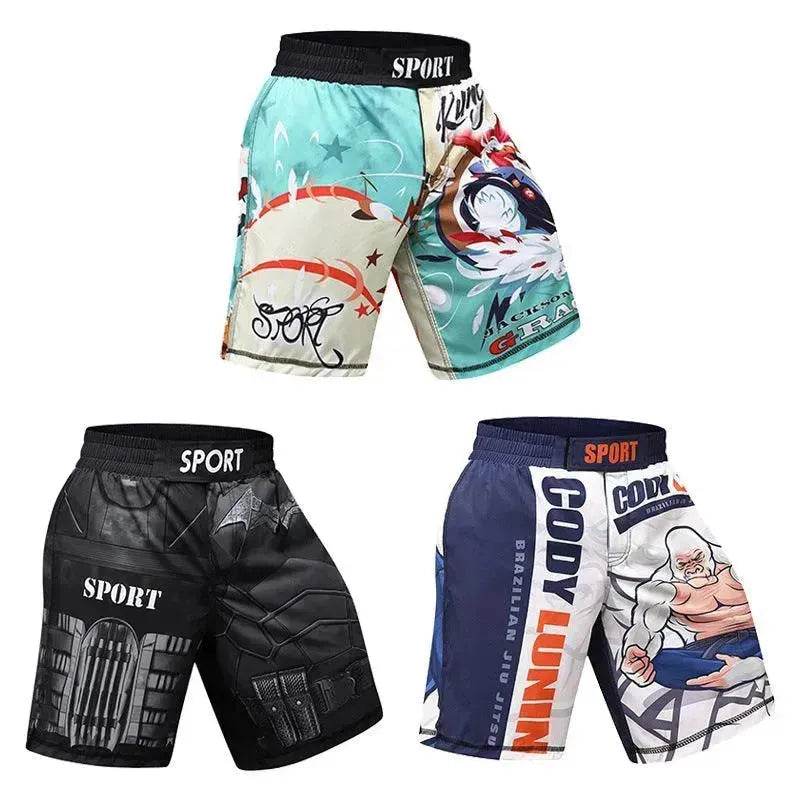 Men's Gym Jiu Jitsu Sanda Shorts - www.Shopthatapp.com #