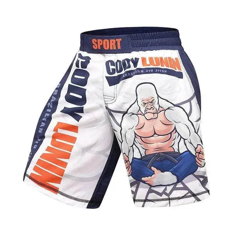 Men's Gym Jiu Jitsu Sanda Shorts - www.Shopthatapp.com #