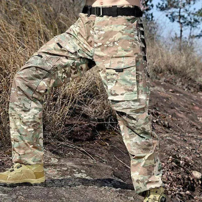 Men's Long Sleeve Spring And Autumn Training Wear Camouflage Suit - www.Shopthatapp.com #