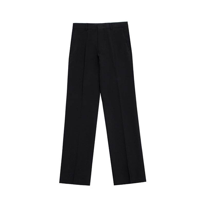 Men's Mid Waist loose Straight leg trouser - www.Shopthatapp.com #
