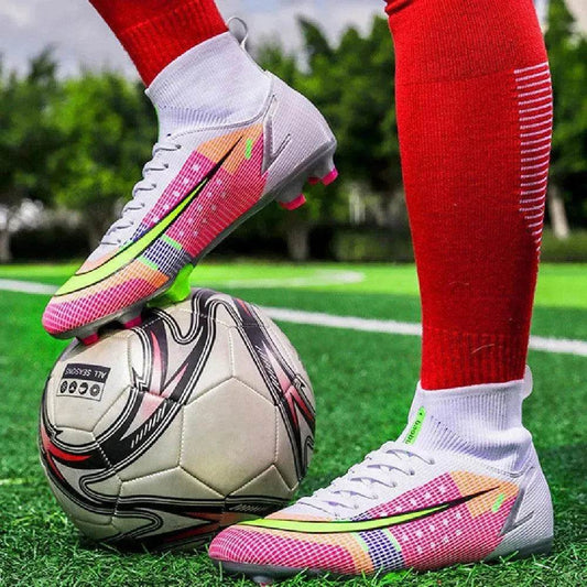 Men's New High Top Fashion Football Shoes - www.Shopthatapp.com #