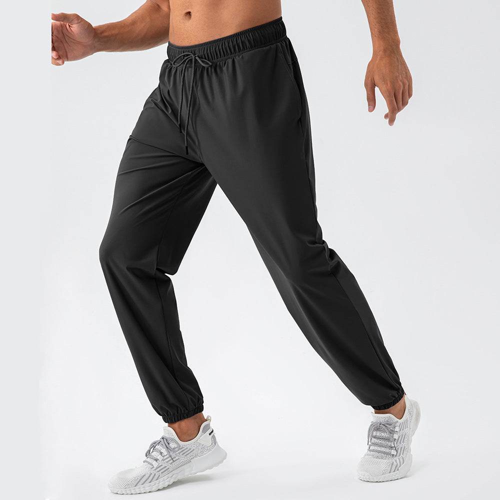 Men's Nylon Cool Feeling Loose Fitness Track Pants Quick-drying - www.Shopthatapp.com #