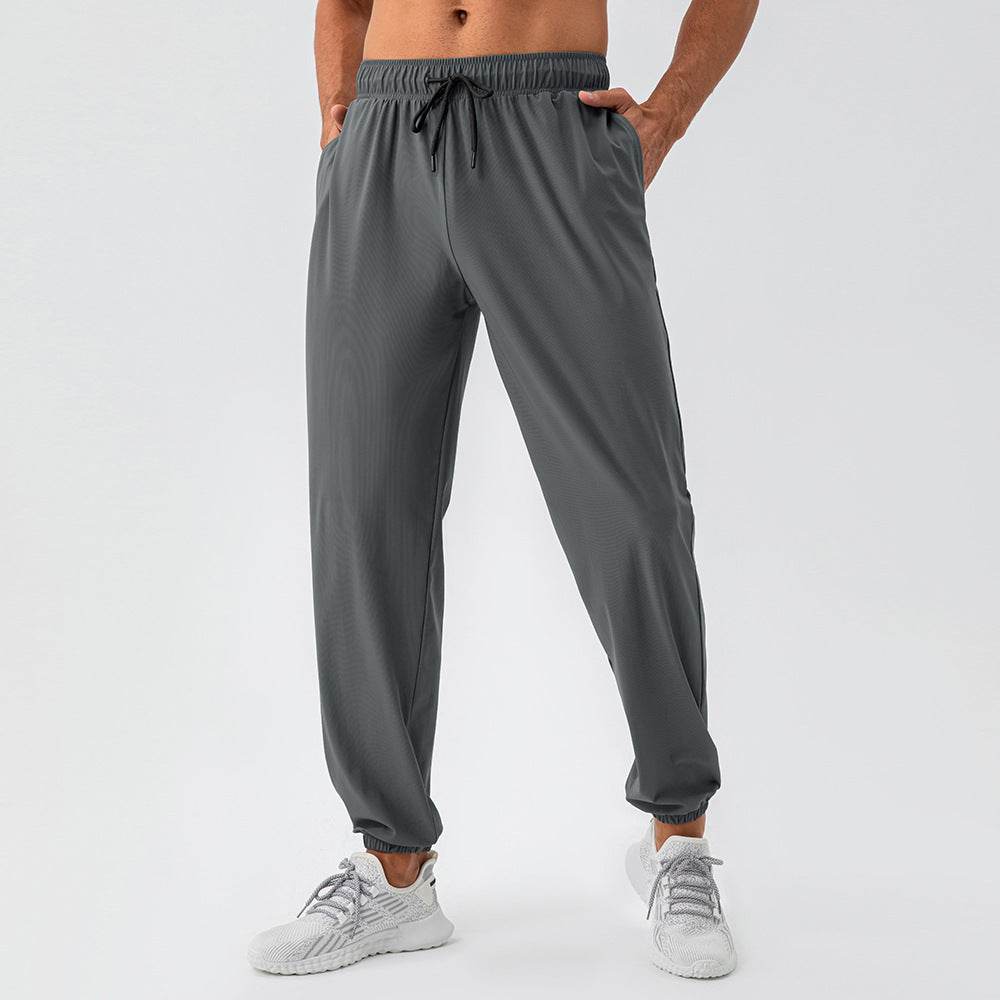 Men's Nylon Cool Feeling Loose Fitness Track Pants Quick-drying - www.Shopthatapp.com #