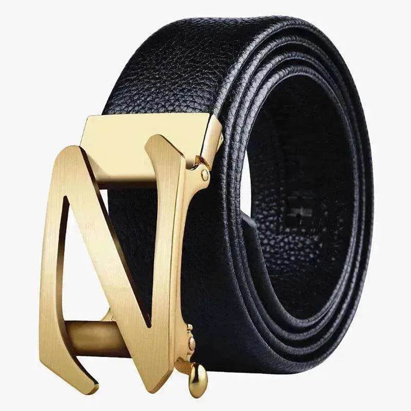 Men's Plus Size Extended Belt Automatic Buckle - www.Shopthatapp.com #