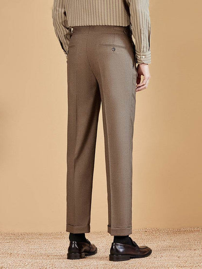 Men's Professional Business Office High-waisted Chinos Trousers for work - www.Shopthatapp.com #