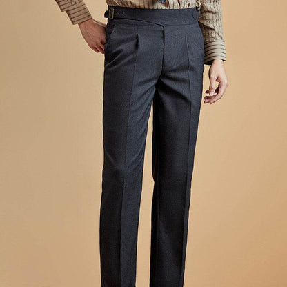 Men's Professional Business Office High-waisted Chinos Trousers for work - www.Shopthatapp.com #
