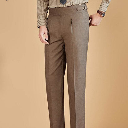 Men's Professional Business Office High-waisted Chinos Trousers for work - www.Shopthatapp.com #