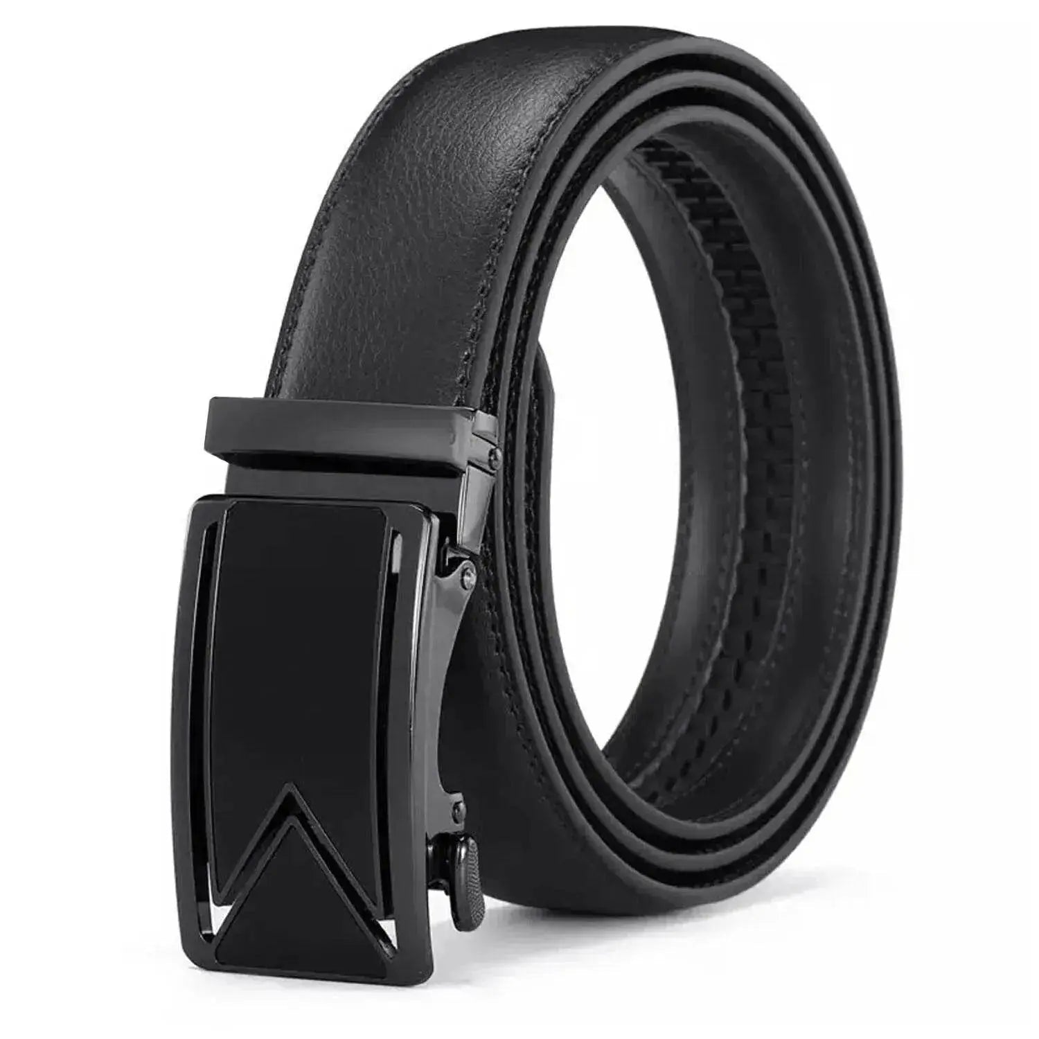 Men's Ratchet Belt Leather Mens Belt With Slide Buckle Ratchet Belts For Men USA - www.Shopthatapp.com #
