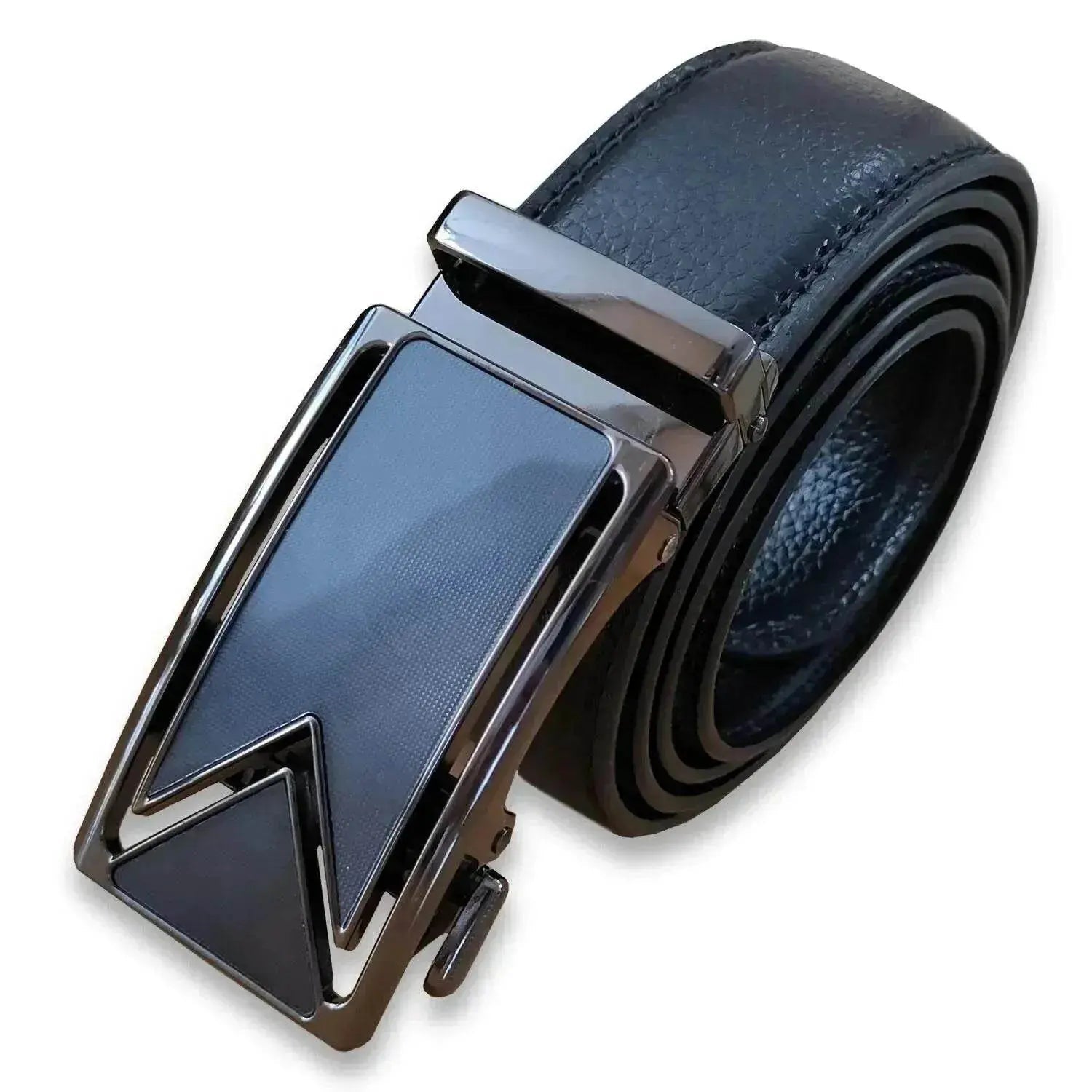 Men's Ratchet Belt Leather Mens Belt With Slide Buckle Ratchet Belts For Men USA - www.Shopthatapp.com #