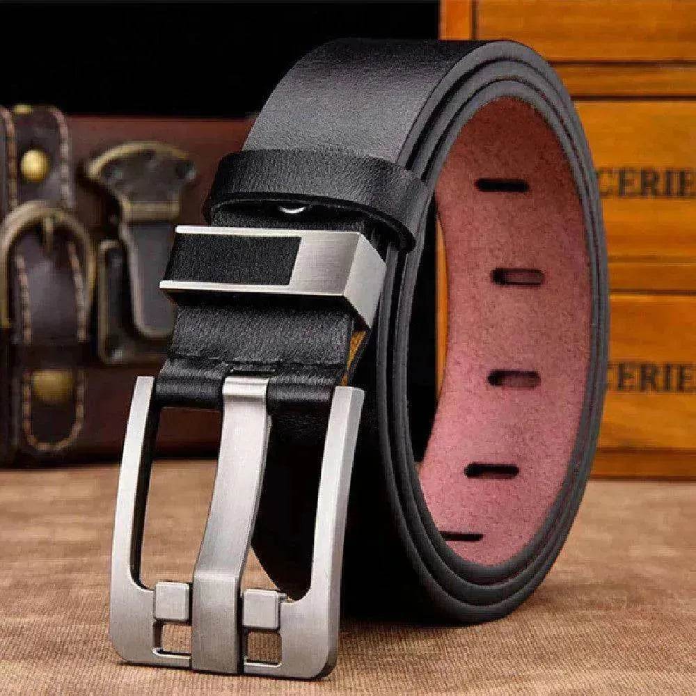 Men's Retro Belt With Oversized Wide Needle Buckle - www.Shopthatapp.com #