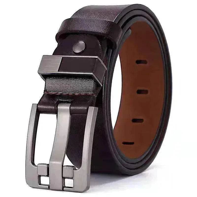 Men's Retro Belt With Oversized Wide Needle Buckle - www.Shopthatapp.com #