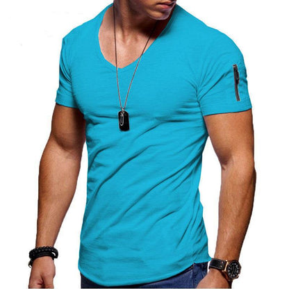 Men's Short Sleeve Cotton Casual Polo T shirt - www.Shopthatapp.com #