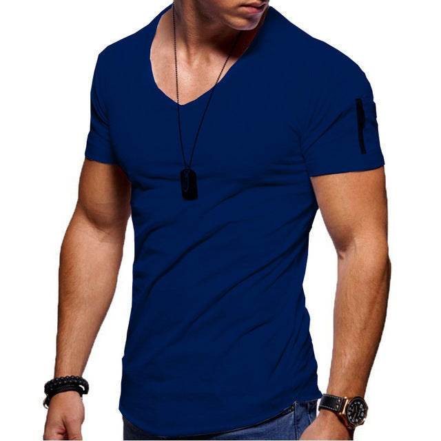 Men's Short Sleeve Cotton Casual Polo T shirt - www.Shopthatapp.com #