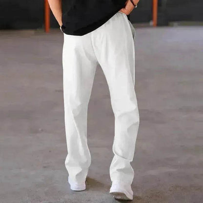 Men's Trouser Pant  Sports Casual Loose Straight Pants With Drawstring Design - www.Shopthatapp.com #