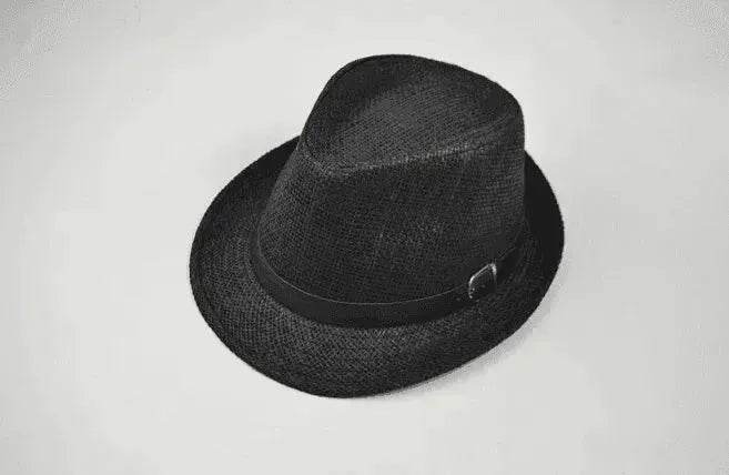 Men's casual straw hats for summer trips: trendy sunshade! - www.Shopthatapp.com #