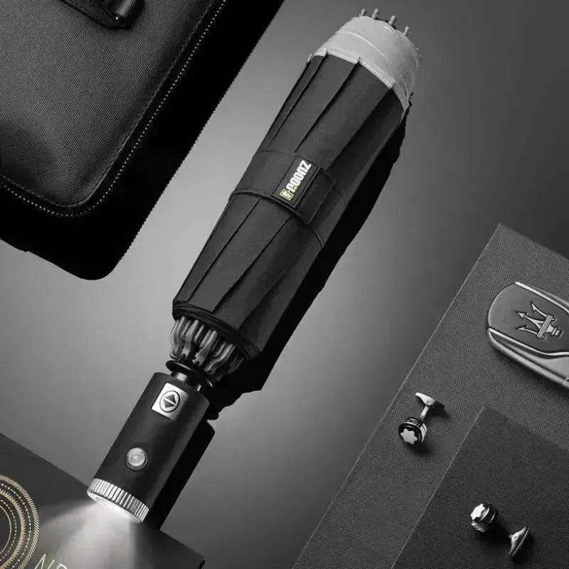 Men's Fully Automatic Reverse Umbrella for Car-carrying Umbrellas - www.Shopthatapp.com