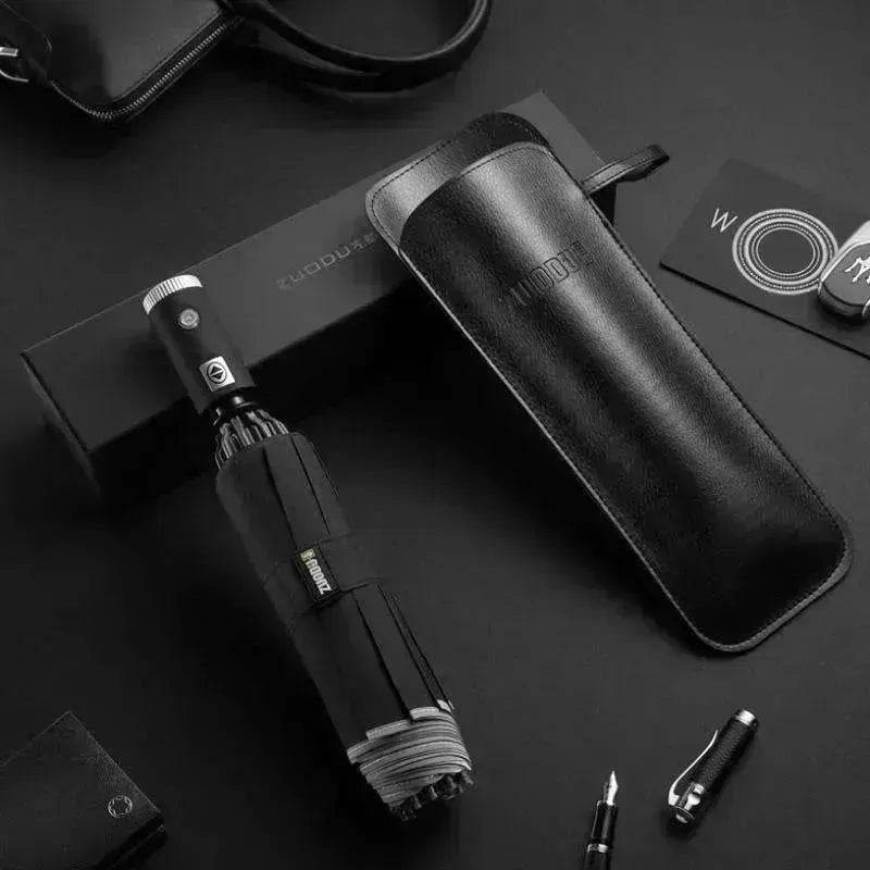 Men's Fully Automatic Reverse Umbrella for Car-carrying Umbrellas - www.Shopthatapp.com