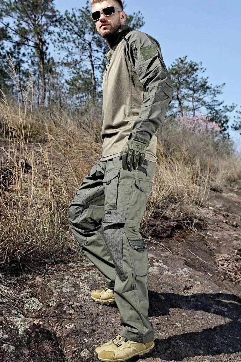 Men's Long Sleeve Spring And Autumn Training Wear Camouflage Suit - www.Shopthatapp.com