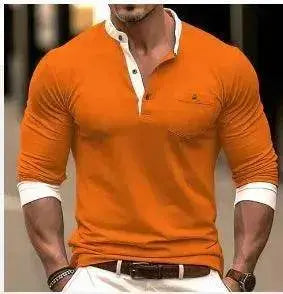 Men's Long Sleeved Round Neck T-shirt - www.Shopthatapp.com