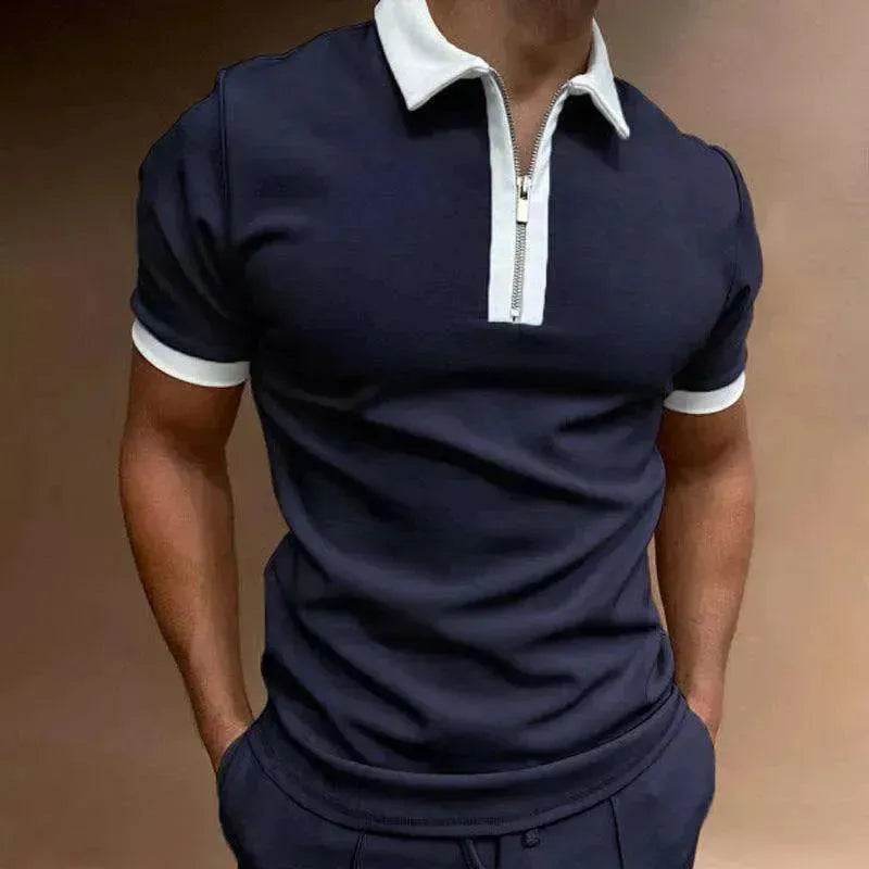Men's Polo Short-Sleeve Summer Hedging Style Shirt - www.Shopthatapp.com