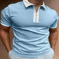 Men's Polo Short-Sleeve Summer Hedging Style Shirt - www.Shopthatapp.com