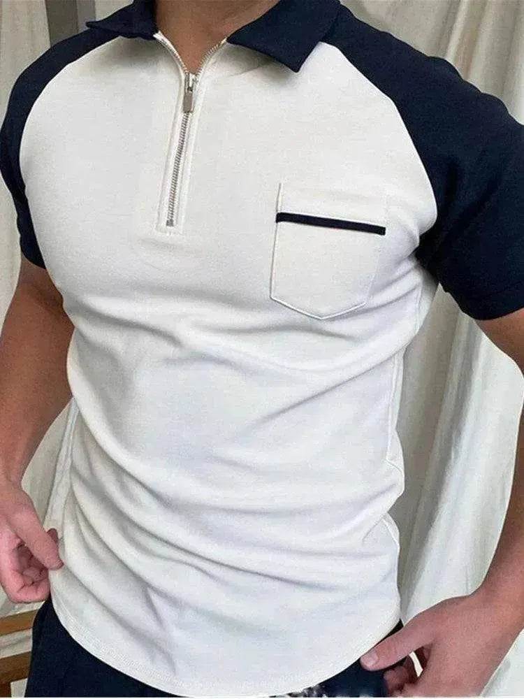 Men's Polo Short-Sleeve Summer Hedging Style Shirt - www.Shopthatapp.com