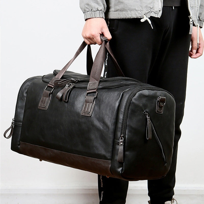Men's Portable Travel Bag Crossbody Business Short Distance Business Bag Large Capacity - www.Shopthatapp.com
