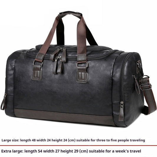 Men's Portable Travel Bag Crossbody Business Short Distance Business Bag Large Capacity - www.Shopthatapp.com