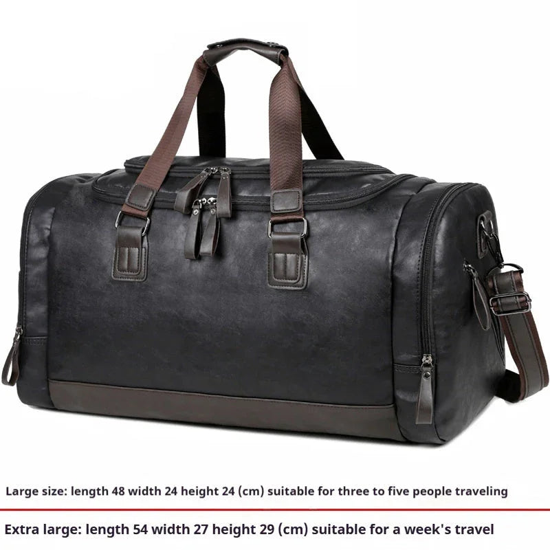Men's Portable Travel Bag Crossbody Business Short Distance Business Bag Large Capacity - www.Shopthatapp.com