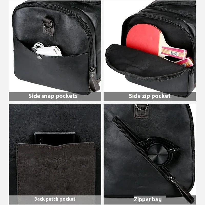 Men's Portable Travel Bag Crossbody Business Short Distance Business Bag Large Capacity - www.Shopthatapp.com