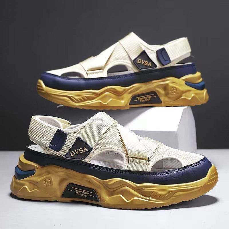 Men's Summer Platform Lightweight Non-slip Breathable Mesh Sandals - www.Shopthatapp.com