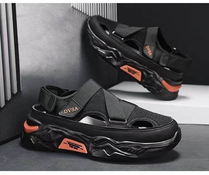 Men's Summer Platform Lightweight Non-slip Breathable Mesh Sandals - www.Shopthatapp.com