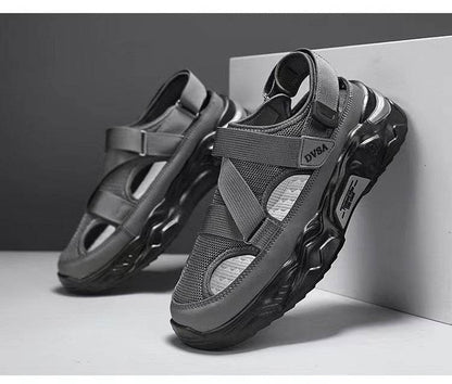 Men's Summer Platform Lightweight Non-slip Breathable Mesh Sandals - www.Shopthatapp.com
