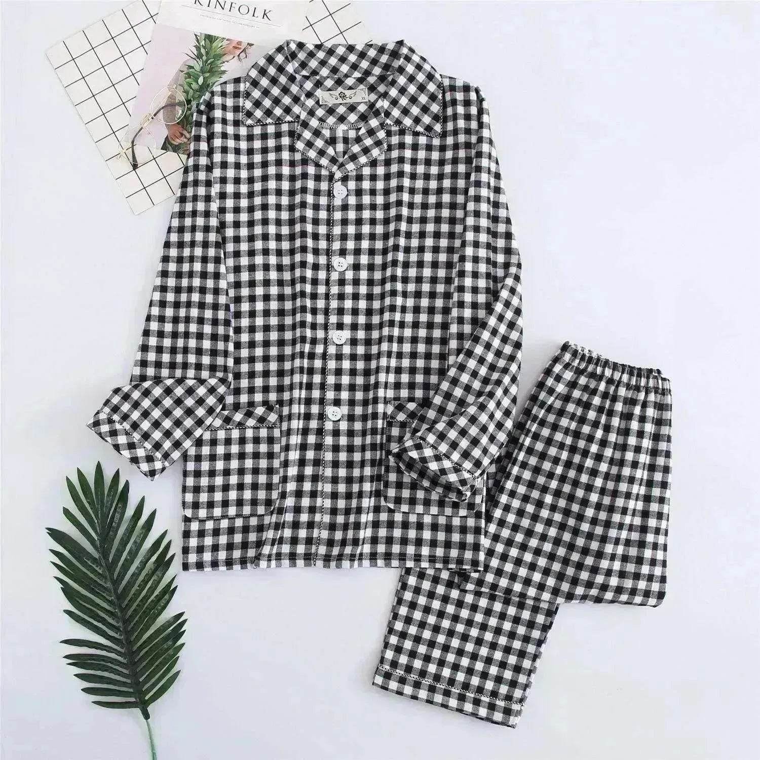 Men's Warm Cloth Flannel Pajama Suit - www.Shopthatapp.com