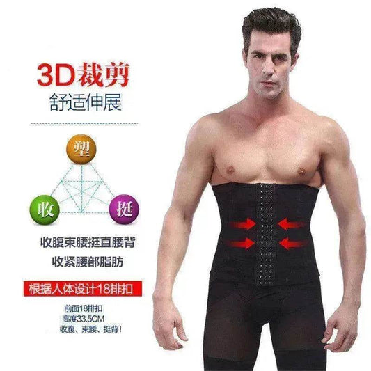Men's abdomen invisible retractable seal waist clip breathable belt - www.Shopthatapp.com